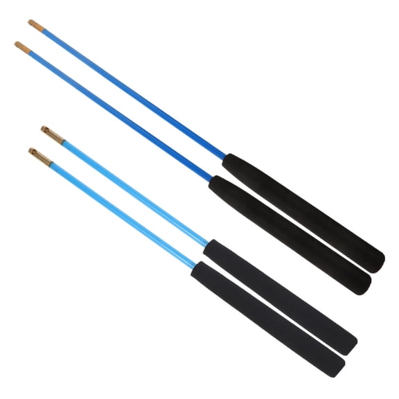 GAXIRE 2Pairs Diabolo Juggling Stick Set with Comfortable Handle and String Hole for Safe Exercise
