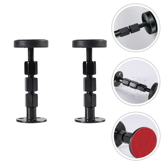 GAXIRE 2-Pack Adjustable Stainless Steel Headboard Brackets Anti- Bed Support Hardware for Home Bedroom Furniture