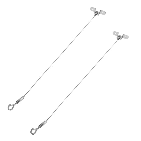 GAXIRE 2Pcs Adjustable Stainless Steel Ceiling Hardware Wire Kit for Heavy Duty Picture Hanging