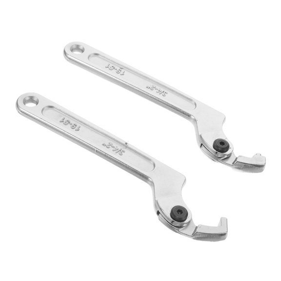 GAXIRE 2Pcs Alloy Steel Water Meter Cover Nut Extractor Tool for Efficient Round Nut Loosening