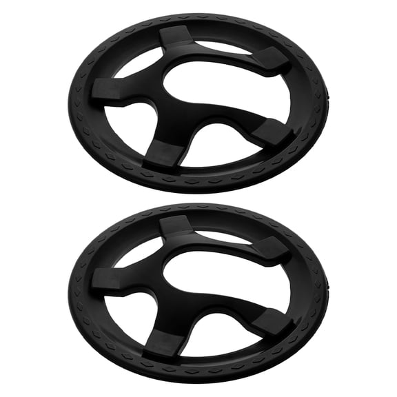 GAXIRE 2Pcs Bicycle Chainring Guard Black Durable Protective Chain Cover for Five Hole Crankset Mountain Bikes