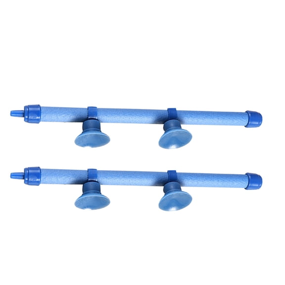 GAXIRE 2Pcs Blue Aquarium Bubble Strip Bar for Fish Tank High Oxygen Efficiency and Quiet Operation
