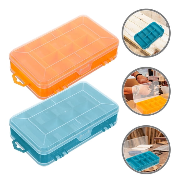 GAXIRE 2-Pack Double-Sided Tool Organizer with Bright Yellow Color, Storage for General Use and Easy Access