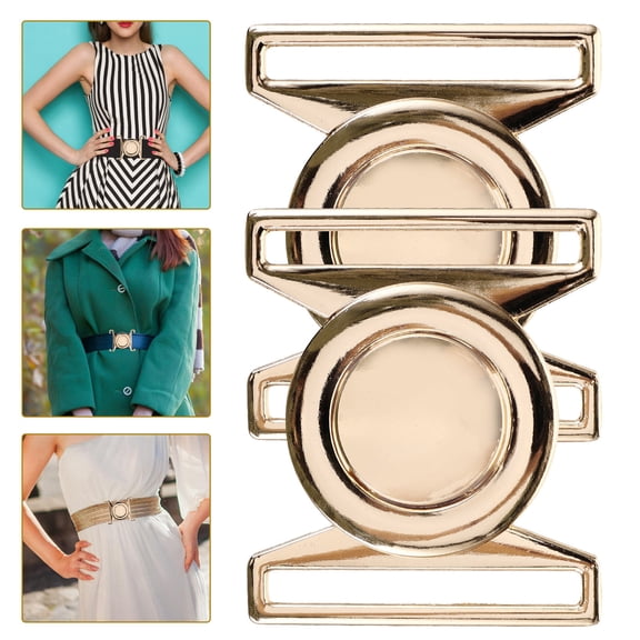 GAXIRE Set of 2 Metal Buckle Clamps for Coat Wraps Cardigan Fastening Accessories and Stylish