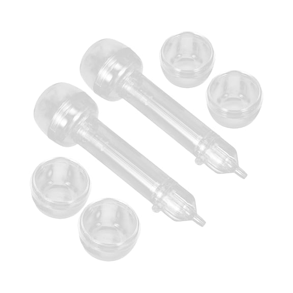 GAXIRE 2Pcs Fuse Bead Pen for Crafting with Large Capacity Transparent Bead Dispenser for Jewelry Art