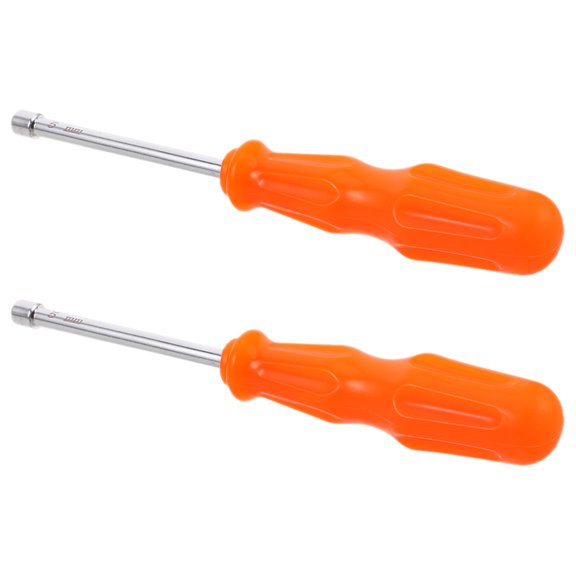 GAXIRE 2Pcs Portable Socket Screwdriver Wrench Set Ergonomic Grip for Rc and Home Use