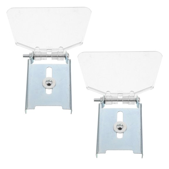 GAXIRE 2Pcs Power Tool Safety Guards for Bench Grinder with Transparent Dust and Spark Shield
