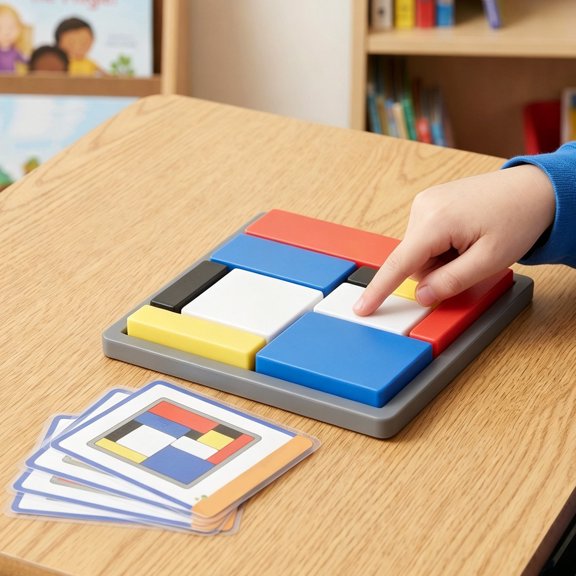 GAXIRE 2Pcs Puzzle Game with Durable Blocks for Fine Motor Skills and Logical Thinking Training