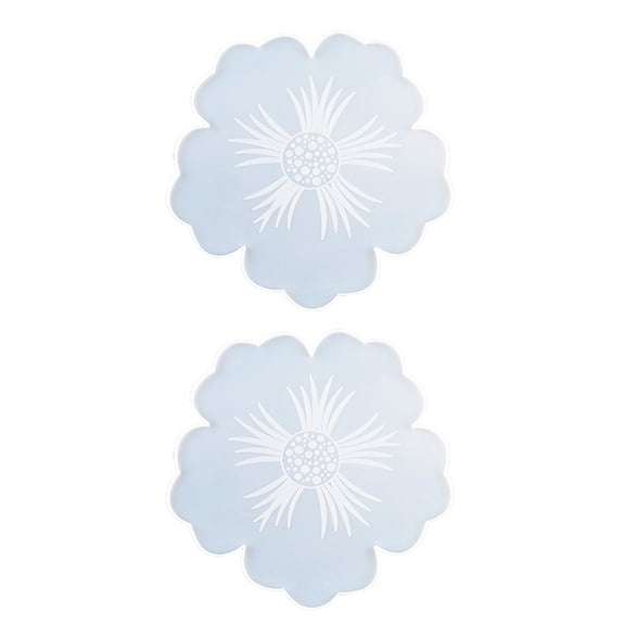 GAXIRE 2-Pack Silicone Mold with Design for Crystal Epoxy Resin Crafting