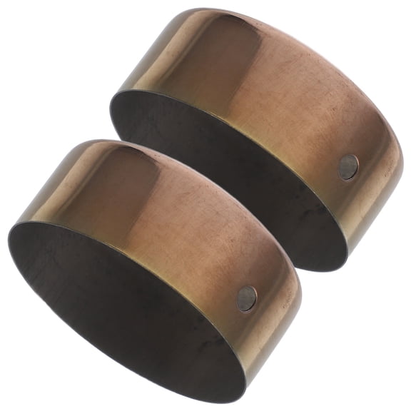 GAXIRE 2-Pack Stainless Steel Round Handrail Plugs and Cover Caps for Indoor Staircase Handrail Connections
