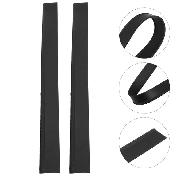 GAXIRE Replacement Squeegee Rubber Blades 2 Pack for Window Cleaning and Car Care