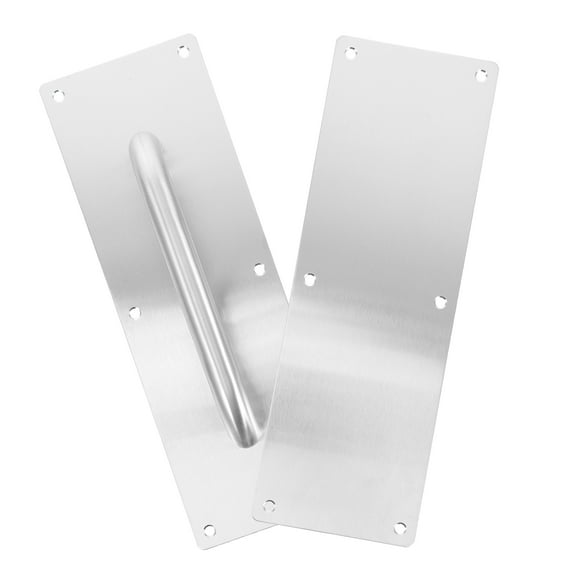 GAXIRE Push Door Plate Push Pull Door Handle Stainless Steel Homeowners Commercial Use 2Pcs