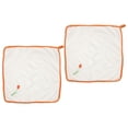 thumbnail image 1 of GAXIRE Absorbent Drying Towel Cloth White 2Pcs 14X13in, 1 of 8