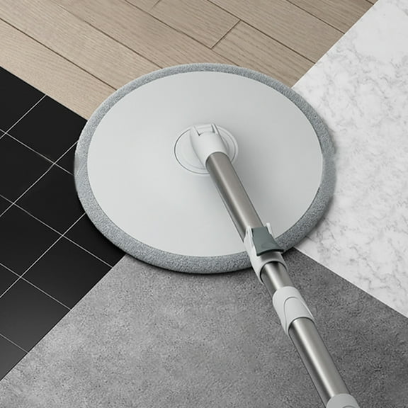 GAXIRE 2Pcs String Mop Head Grey Cloth for Daily Cleaning Household Clean Tools