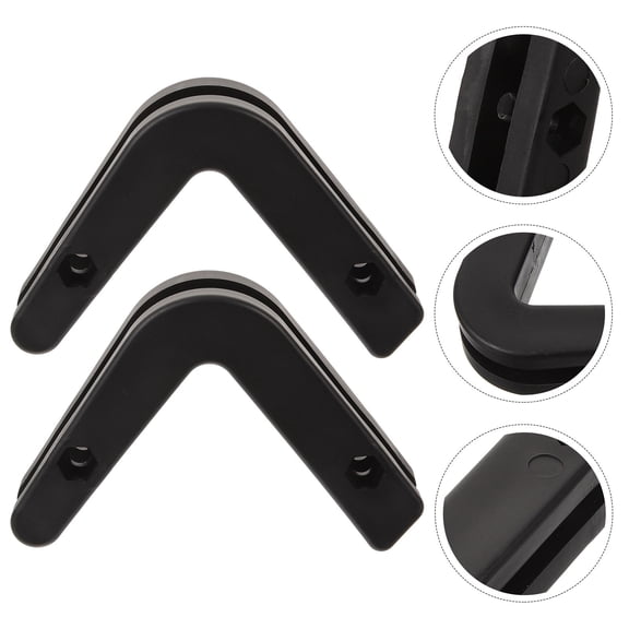 GAXIRE 2Pcs Sturdy PP Material Barbell Holder Wall Mounted Rack for Gym Equipment Storage