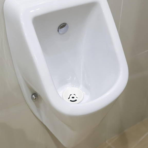 GAXIRE 2Pcs White Bathroom Urinal Strainer Stopper Covers Made of Durable Plastic