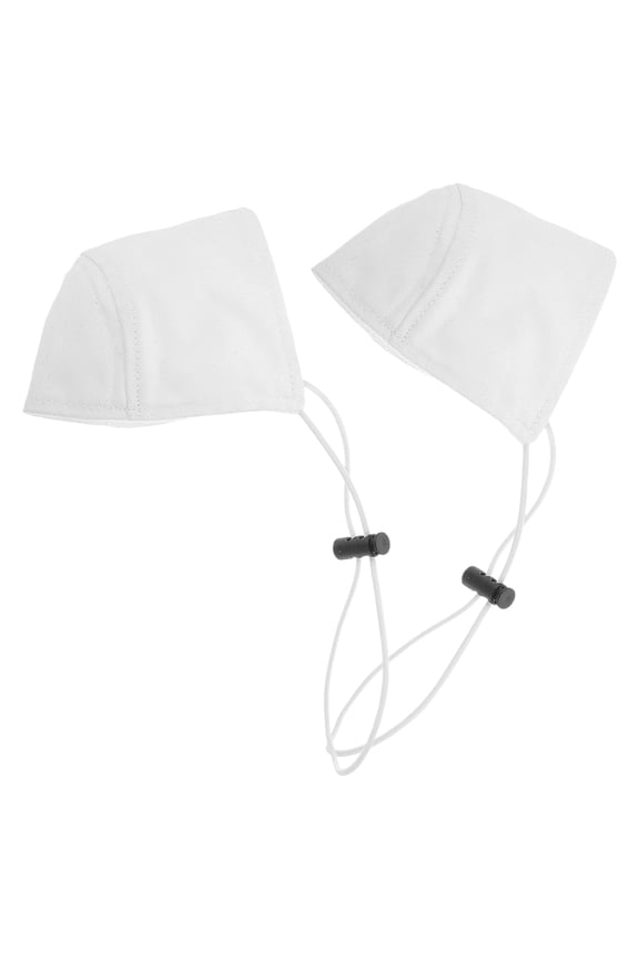 2Pcs for Sneakers White Heel Caps Designed for Driving Wear Prevention