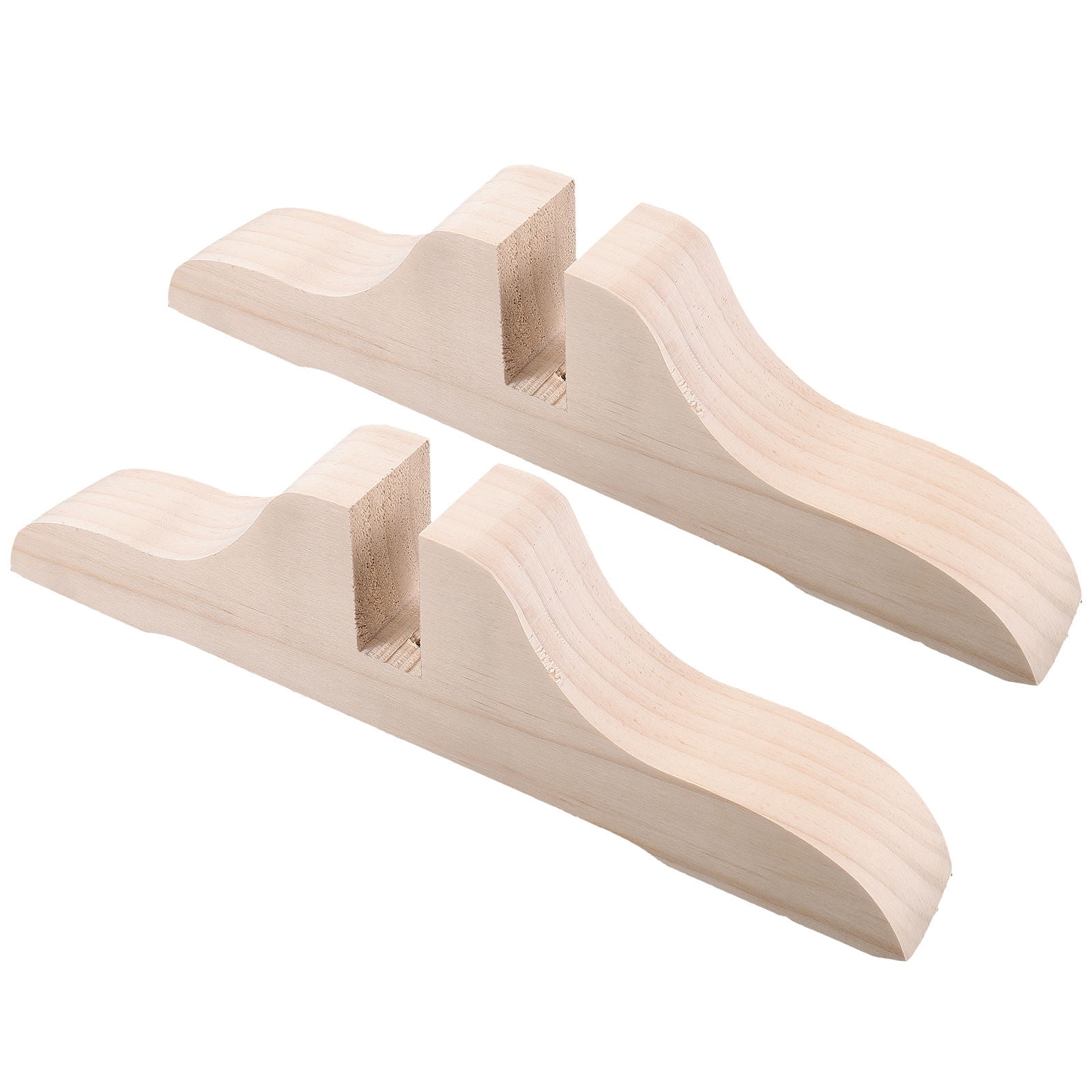 GAXIRE Partition Base Room Divider Stand Wood 2 Sets for Homeowners ...