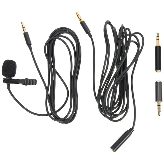 GAXIRE 2 Sets Microphone Interview Microphone Kit Mic Kit for Phone Camera Laptop