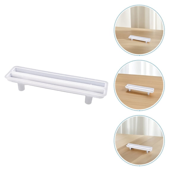 GAXIRE 2-Pack Tray Handle Silicone Resin Mold Set for Decorative Resin Casting and Crafting Hobbyists