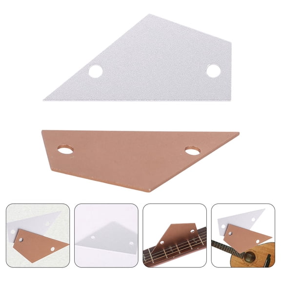 GAXIRE 2pcs Guitar Guitar String Action Gauge Measuring Ruler Neck Inspection Ruler