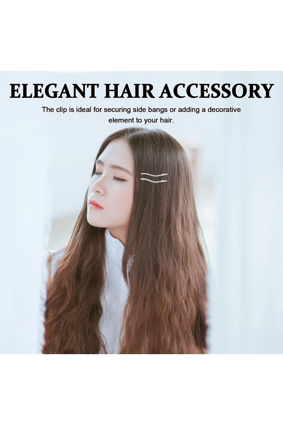 3 Pieces Of Elegant Rhinestone Hairpin Korean Hair Accessories For Women Securing Side Bangs