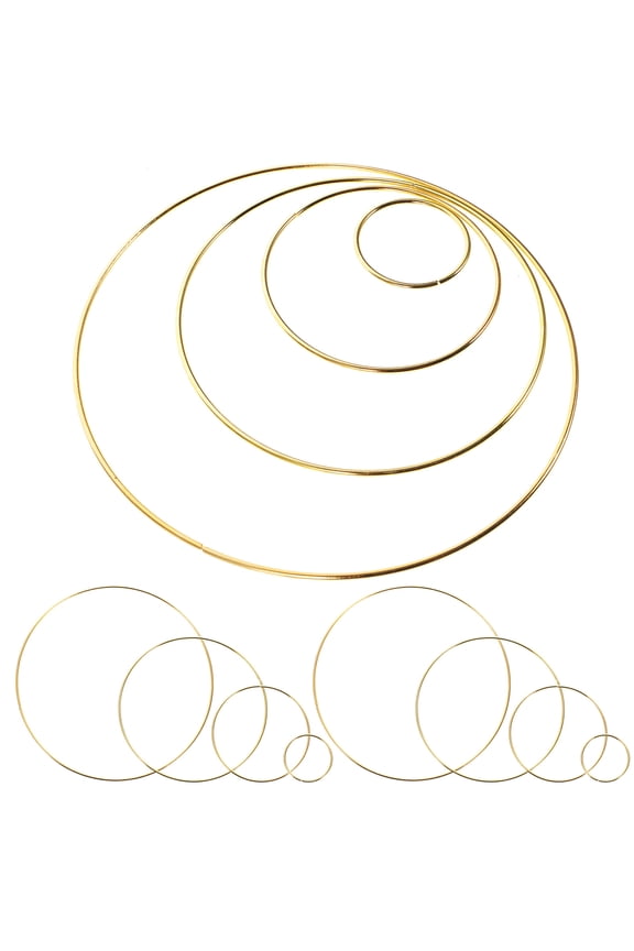 3 Sets Dream Catcher Materials Iron Rings Handicrafts Iron Rings Diy Crafts Making Material