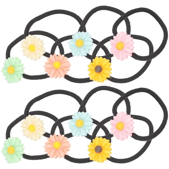 GAXIRE 30-Pack Flower Hair Scrunchies for Women, Assorted Colors, Perfect for Weddings and Special Occasions