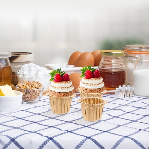 GAXIRE 30pcs Non-Stick Baking Cups Paper Muffin Liners for , Muffins, and Baking Needs
