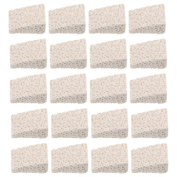 GAXIRE 30Pcs White Ceramic Kiln Element Cushion Efficient Heat Distribution Pottery Supplies