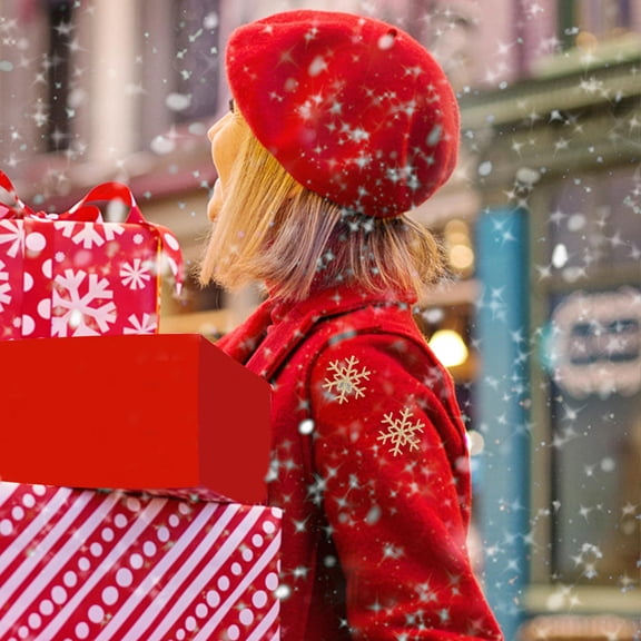 GAXIRE 30Pcs Winter Applique Cloth Craft Accessories for Sewing, Scrapbooking, and Creative Projects