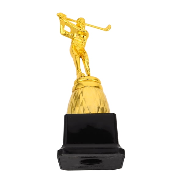 GAXIRE 3D Pool Player Statue Plastic Billiard Trophy Cup for Snooker Competition Awards