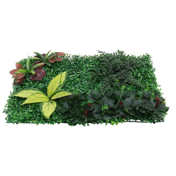 GAXIRE Grass Wall Panels Outdoor Decoration Plastic Green 1Pack