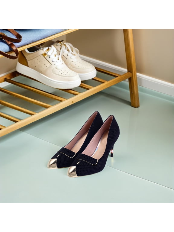Metal High Heel Protectors Gunmetal Shoe Tips 3 Pairs