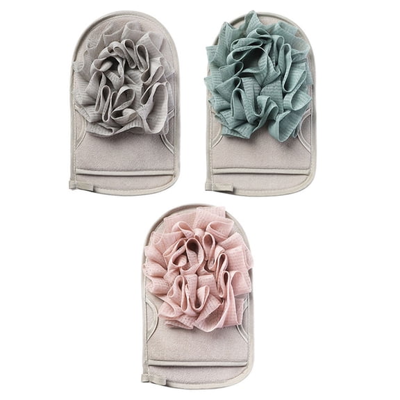 GAXIRE Bath Glove Set Reusable Exfoliating Assorted Color for Dead Skin Removal