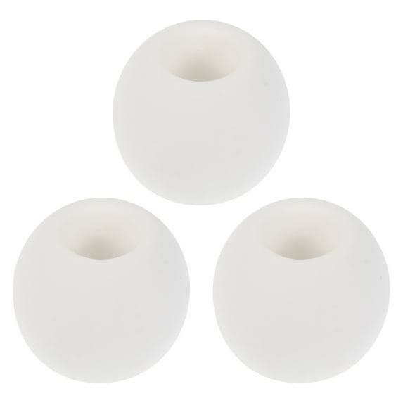 GAXIRE 3-Pack Diatomite Toothbrush Holders Square White Bathroom Accessories Quick Drying Water Absorption