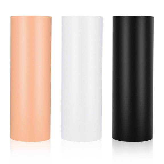 GAXIRE 3-Piece PVC Photography Background Set with Frosted Matte Finish for Studio and Video Shoots