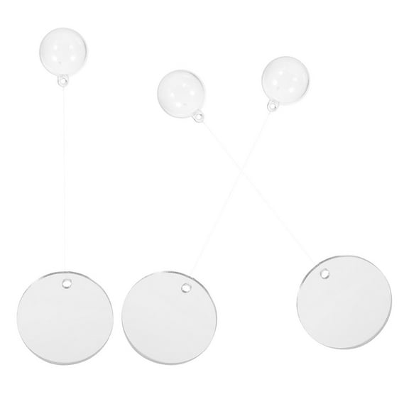 GAXIRE 3pcs Betta Mirror Transparent Dual Sided Aquarium Decor Entertainment for Pets