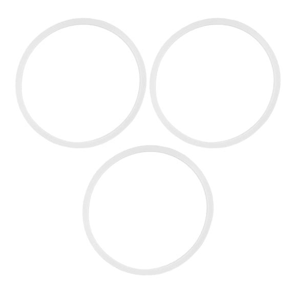 GAXIRE 3pcs Silicone Sealing Rings: Japanese Lunch Box Lid Gasket - 12cm Inner Diameter - High-Temperature Resistant Bushing For Food Container Lid