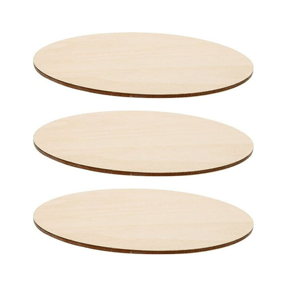 GAXIRE 3pcs Small Natural Wood Log Slices for Crafts, Projects, Marking, Decorations, and Art Enthusiasts
