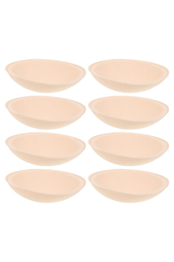 4 Pairs Women's Swimsuit Pads Inserts, Round Shape Sponge, Breathable and Comfortable Swimwear Accessories