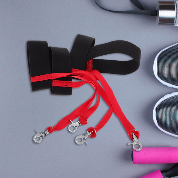 GAXIRE 4 Pcs Glove Strap Elastic Handcuff Wrist Strap Ski Snowboard Winter Glove Wrist Leash For Kids Men Hanging Glove Outdoor Accessories