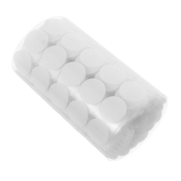 GAXIRE 400 Pairs Round Self Adhesive Tape for Accessories Wall Mounting Home Office Use White
