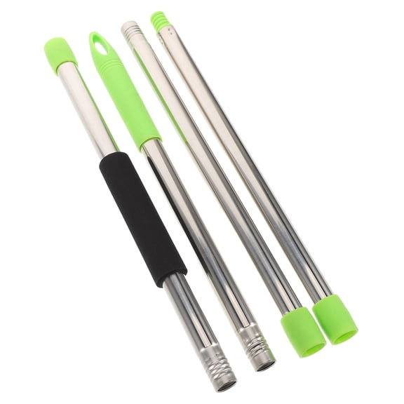 GAXIRE 4Pcs Adjustable Extendable Mop Grip Replacement with Stainless Steel Construction