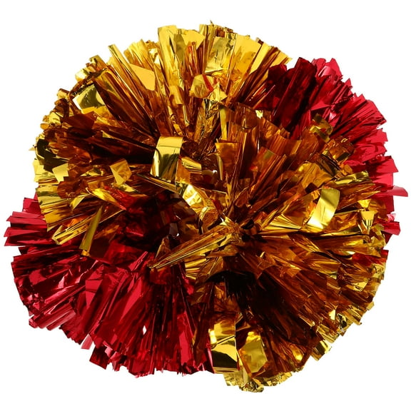 GAXIRE 4Pcs Cheerleading Decorations Round Assorted Colors Cheerleader Party Favors for Sports Teams and Events