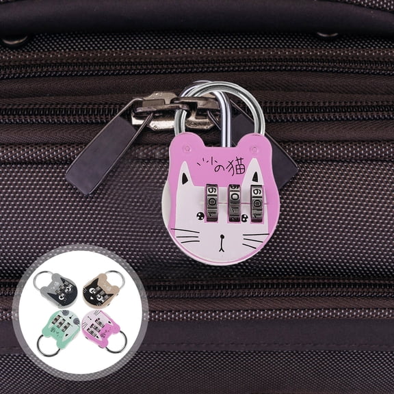 GAXIRE Multi-Function Password Lock for Locker, Assorted Colors, 4-Pack, Combination Locks for School, Gym, Office