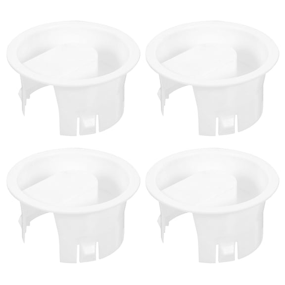 GAXIRE 4Pcs Compact White Water Jug Lid for Daily Use Multi Function Pitcher Cover Home Accessory
