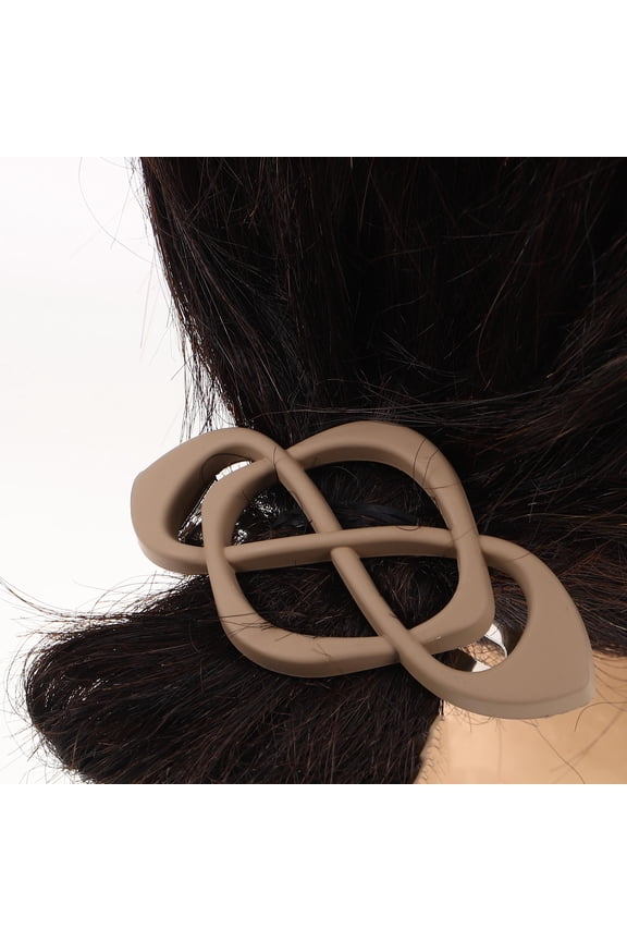 4Pcs Twisted Shape Hair Clips Vintage French Spring Barrette for Updo Styles