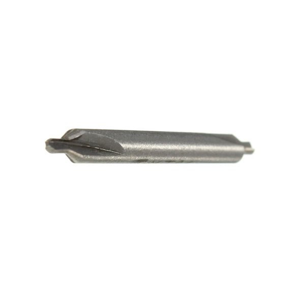 GAXIRE 4Pcs Hand Tap Drill Bits Set High-Speed Steel Plated Silver Center Drill for Precise Metalworking