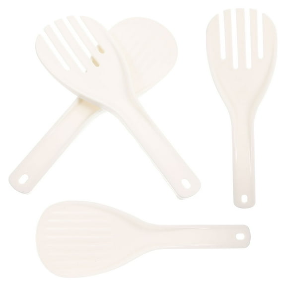 GAXIRE Sushi Rice Paddle Spoons PP White 4Pcs